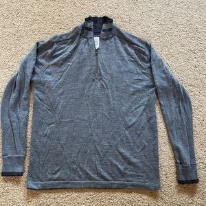 Patagonia Heather Gray Men's Quarter-Zip Pullover